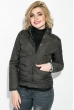 Куртка женская стеганая на кнопках 80PD1209 черный