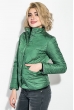 Куртка женская стеганая на кнопках 80PD1209 темно-зеленый