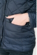 Куртка женская стеганая на кнопках 80PD1209 темно-синий