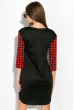 Платье 120PO7638-1 черно-красный