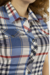 Рубашка женская 118P259 молочно-сизый