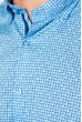 Рубашка мужская в клетку 50PD7275 голубой