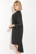 Платье женское с удлиненной спинкой  74PD343 черный