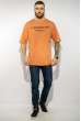 Стильная мужская футболка 624F001 терракотовый