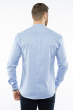 Рубашка мужская с воротником стойка 204P3822 голубой