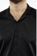 Рубашка мужская с воротником стойка 204P3822 черный
