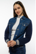 Куртка женская джинсовая 120PEL006 синий