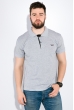 Поло 168F085 светло-серый