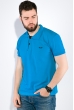 Поло 168F085 голубой