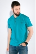 Поло 168F085 бирюзовый