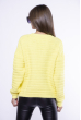 Свободного кроя свитер  174P11 желтый неон