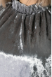 Платье женское велюровое, рукава фонарик 64PD256 серый