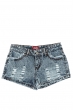 Шорты женские джинс короткие 470K004 темно-синий варенка