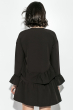 Платье женское, с воланами на рукаве и груди 64PD234 черный