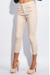Брюки женские укороченные брючины 413F005 молочный