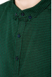 Рубашка мужская в клетку 511F003-7 черно-зеленый