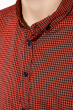 Рубашка мужская в клетку 511F003-7 красно-черный