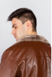 Куртка мужская однотонная зимний сезон 705K002 коричневый
