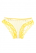 Трусы женские ажурные 53P001 желто-белый