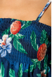 Блуза женская нежная расцветка 266F011-9 синий