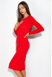 Платье 110P842 красный