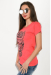 Футболка женская 211F047 коралловый Футболка женская 211F047 коралловый