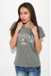 Футболка женская 211F048 серый