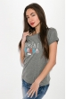 Футболка женская 211F048 серый