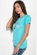 Футболка женская 211F048 голубой