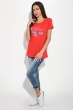Футболка женская 211F048 красный