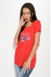 Футболка женская 211F048 красный