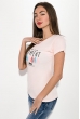Футболка женская 211F048 персиковый