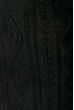 Юбка с комбированной вязкой 131V002 черный