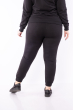 Брюки женские спортивные батал 85F480-1 черный