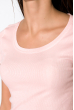 Женская футболка из хлопка 434V004-4 розовый