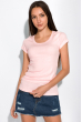 Женская футболка из хлопка 434V004-4 розовый