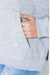 Свитшот женский стильный с принтом   82PD407-1 меланж (серый)