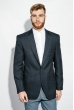 Пиджак мужской стильный 409F003 темно-синий