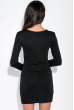 Платье женское, облегающее с пуговицами 84PD1196 черный