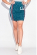 Юбка женская спортивный стиль 467F002-2 изумрудный Юбка женская спортивный стиль 467F002-2 изумрудный