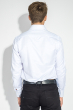 Рубашка мужская однотонная, с фактурным принтом 50PD51102 белый