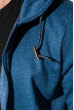 Толстовка мужская с капюшоном 506F001 синий