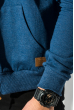 Толстовка мужская с капюшоном 506F001 синий