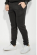 Брюки спортивные с карманами, на резинке 70PD5017-1 черный