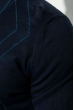 Кардиган мужской с орнаментом ромба 50PD435 темно-синий