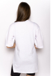 Удлиненная женская футболка 626F009 белый