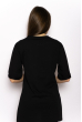 Удлиненная женская футболка 626F009 черный