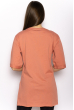 Удлиненная женская футболка 626F009 пудровый