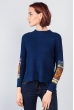 Свитер женский повседневный 725K001 темно-синий