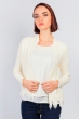 Кофта необычного кроя 726K001 молочный Кофта необычного кроя 726K001 молочный